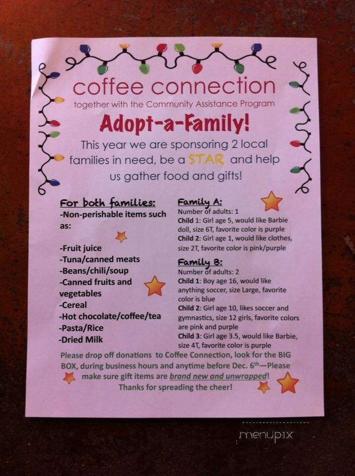 J & B's Coffee Connection - Ojai, CA menu_pic