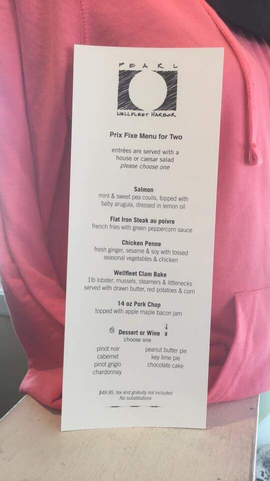 Pearl - Wellfleet, MA menu_pic