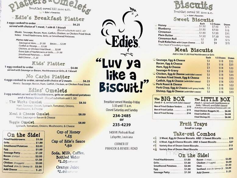 Edie's Restaurant - Lafayette, LA