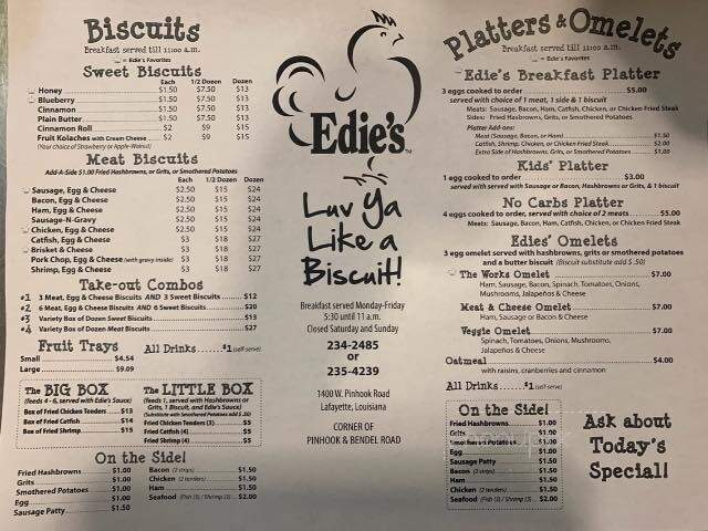 Edie's Restaurant - Lafayette, LA