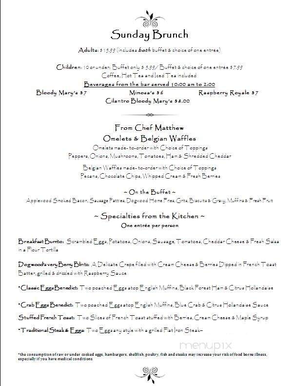 Dogwood Terrace - Acworth, GA menu_pic