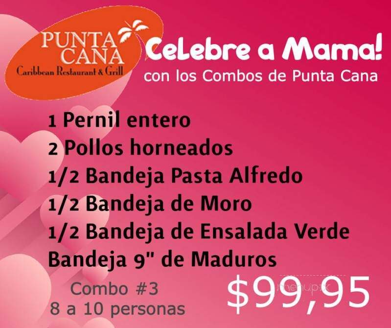 Punta Cana Caribbean Restaurant & Grill - Charlotte, NC menu_pic