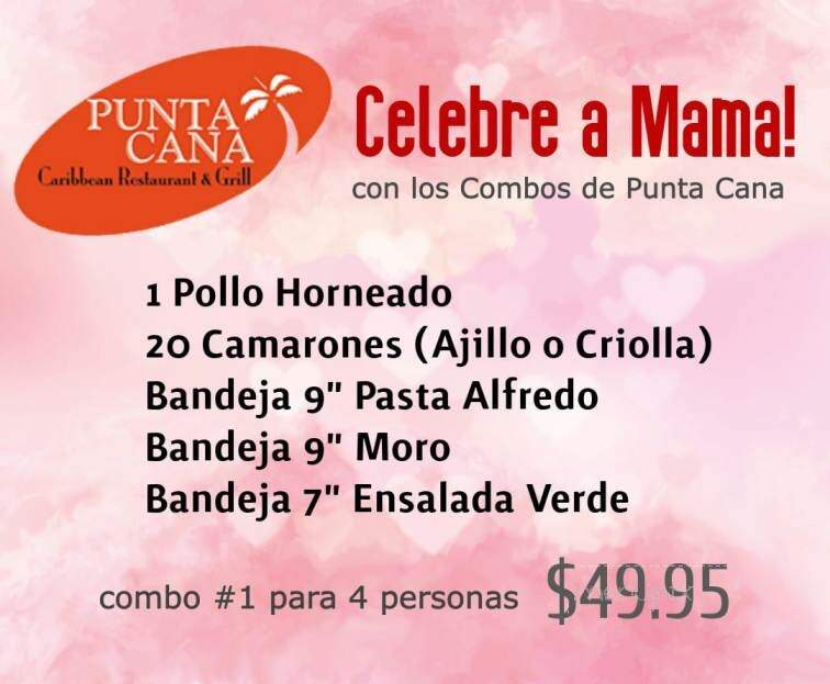 Punta Cana Caribbean Restaurant & Grill - Charlotte, NC menu_pic