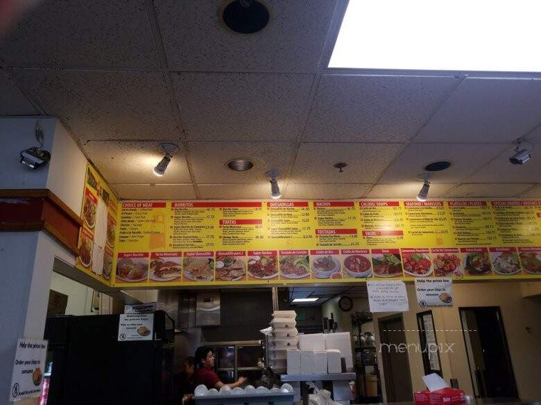Taqueria El Favorito - Rohnert Park, CA menu_pic