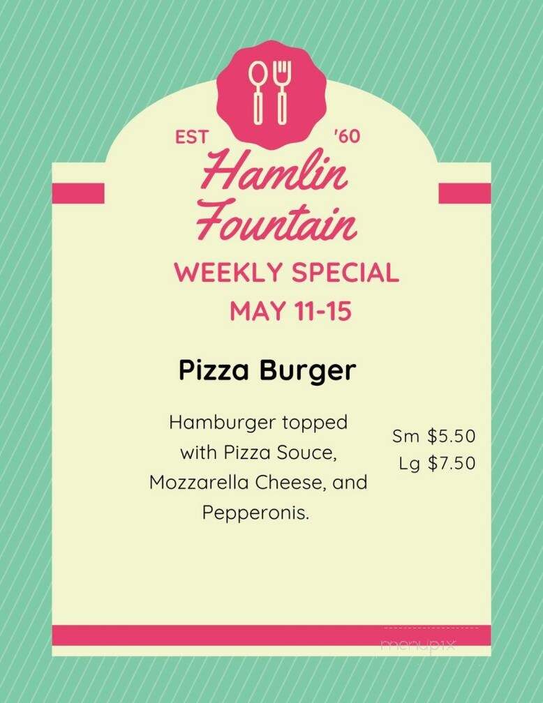 Hamlin Pharmacy & Fountain - Corpus Christi, TX menu_pic
