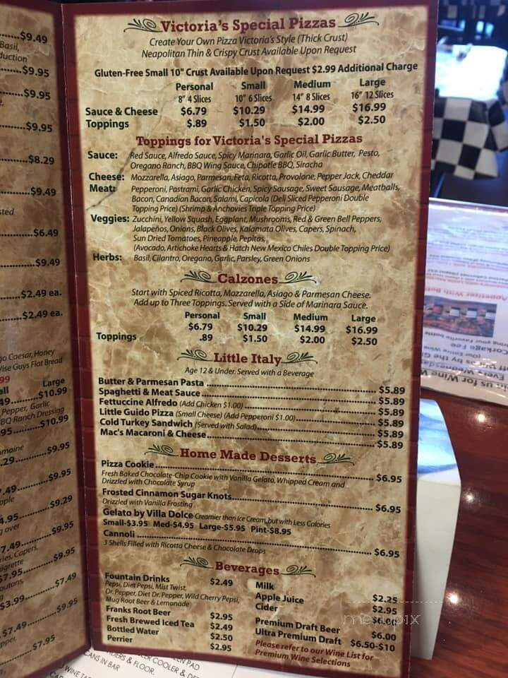 Wise Guys Pizzeria - Orange, CA menu_pic