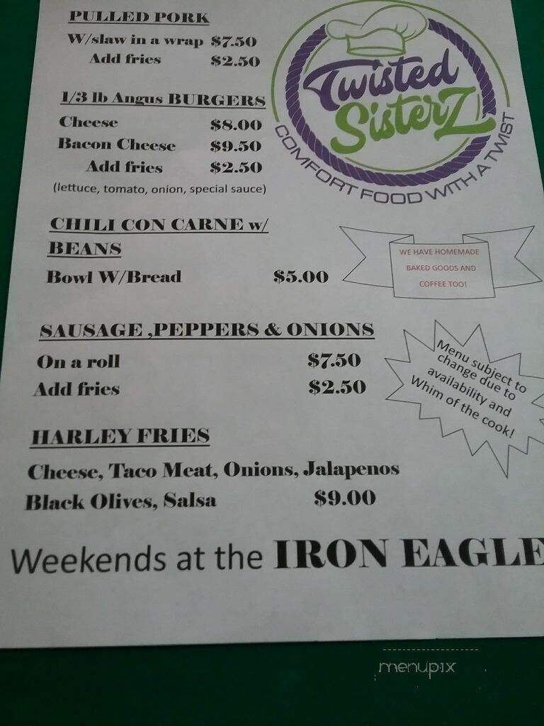 Iron Eagle - Okeechobee, FL menu_pic