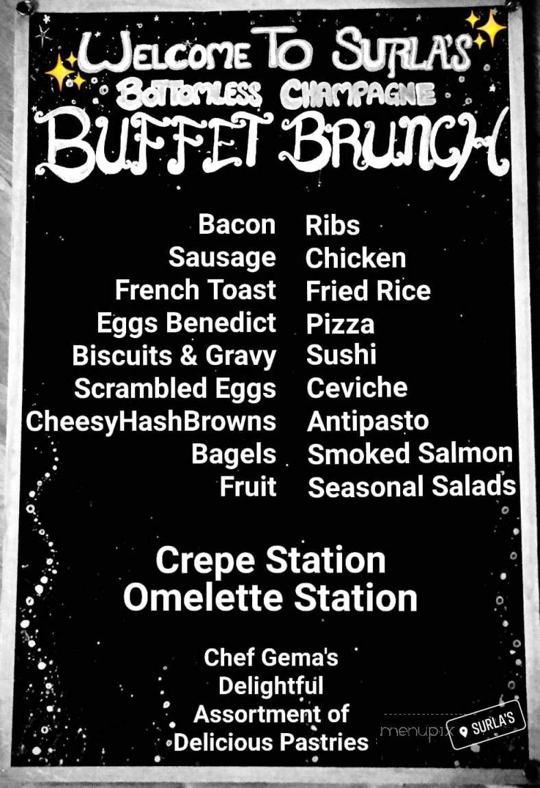 Surlas - Modesto, CA menu_pic