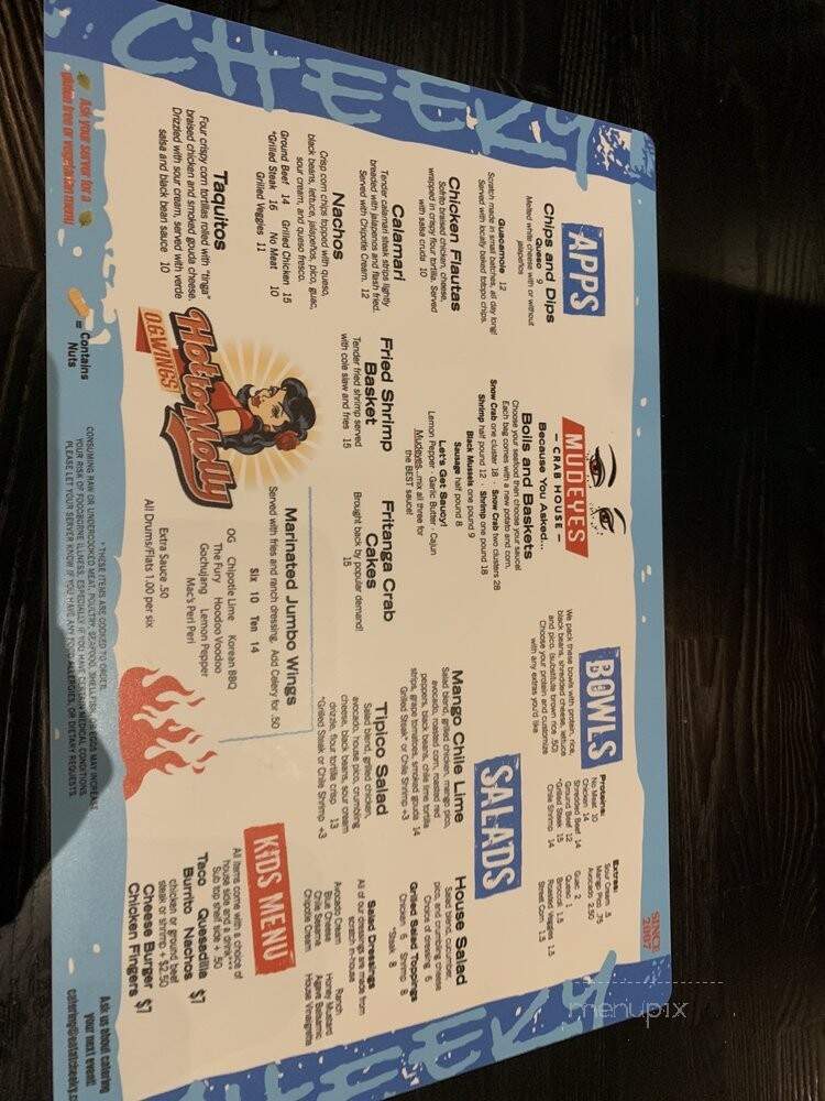 Cheeky Taqueria - Cumming, GA menu_pic
