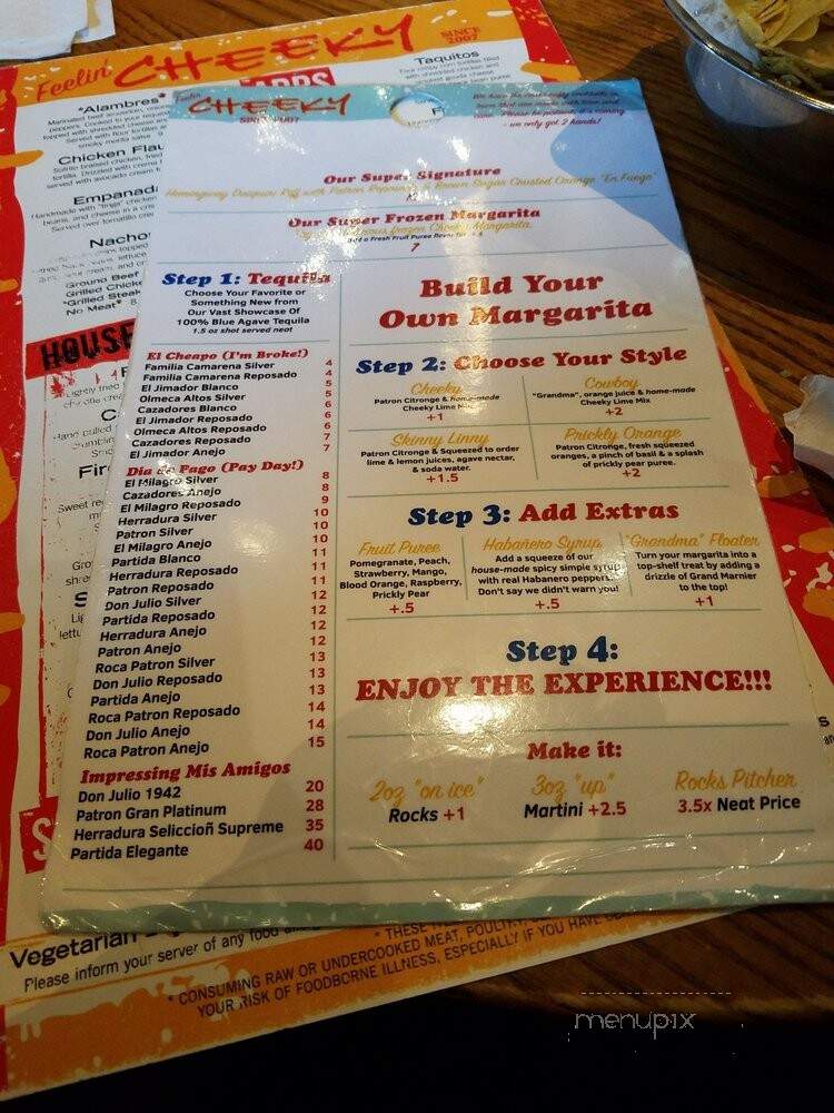 Cheeky Taqueria - Cumming, GA menu_pic