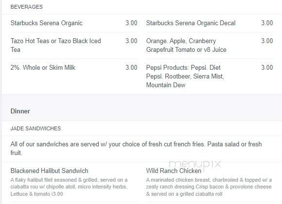 Jade Steak and Seafood Restaurant - Anchorage, AK menu_pic