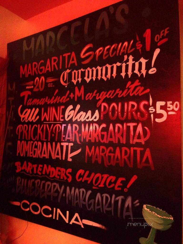 Marcela's - Chelan, WA menu_pic