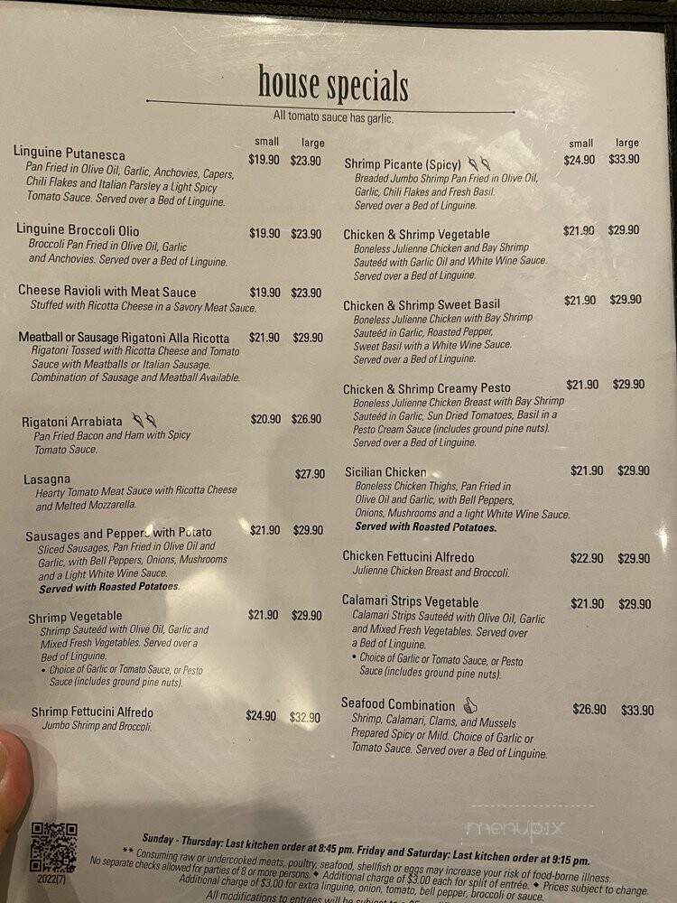 Assaggio Ristorante Italiano - Honolulu, HI menu_pic