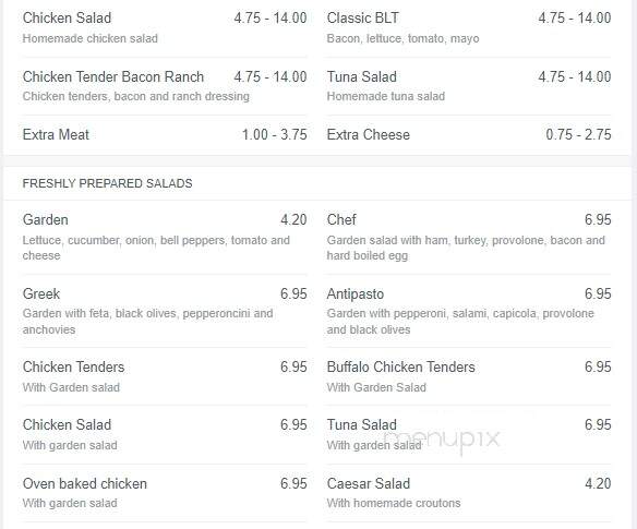 Doughboys - Port Charlotte, FL menu_pic
