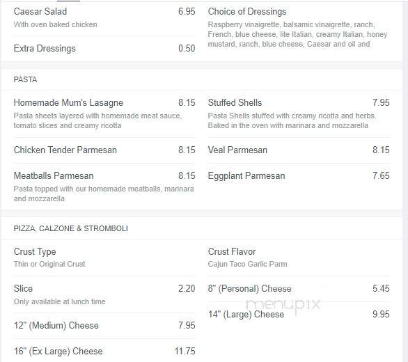 Doughboys - Port Charlotte, FL menu_pic