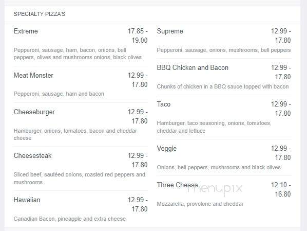 Doughboys - Port Charlotte, FL menu_pic