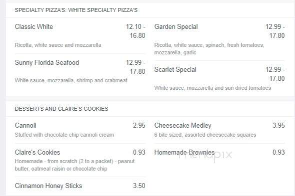 Doughboys - Port Charlotte, FL menu_pic