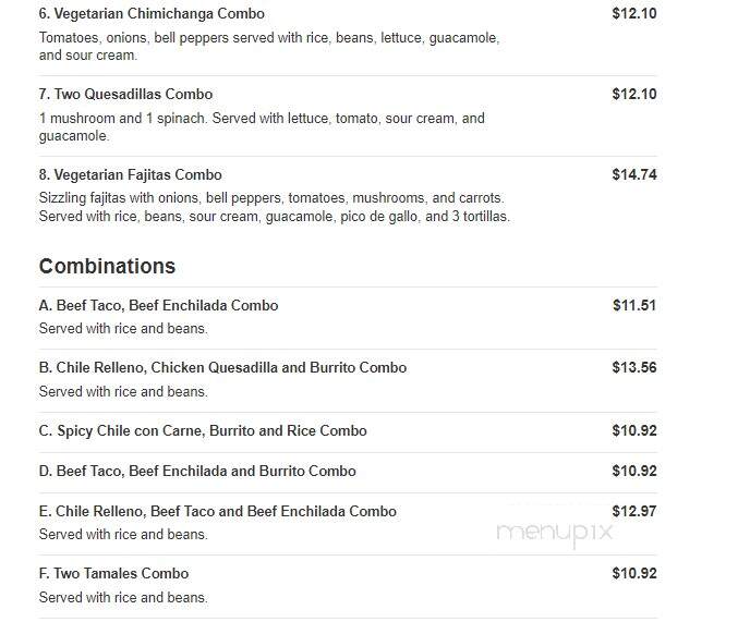 La Hacienda Mexican Restaurant - Pensacola, FL menu_pic
