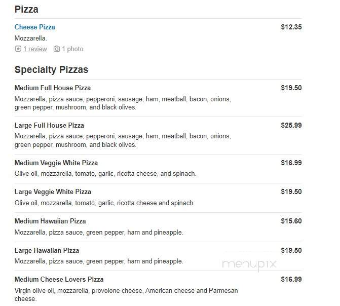 Hot Spot Pizza - Newark, DE menu_pic