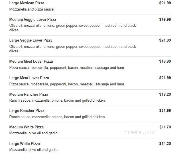 Hot Spot Pizza - Newark, DE menu_pic