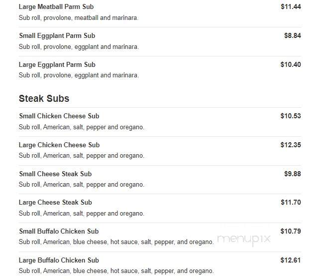 Hot Spot Pizza - Newark, DE menu_pic