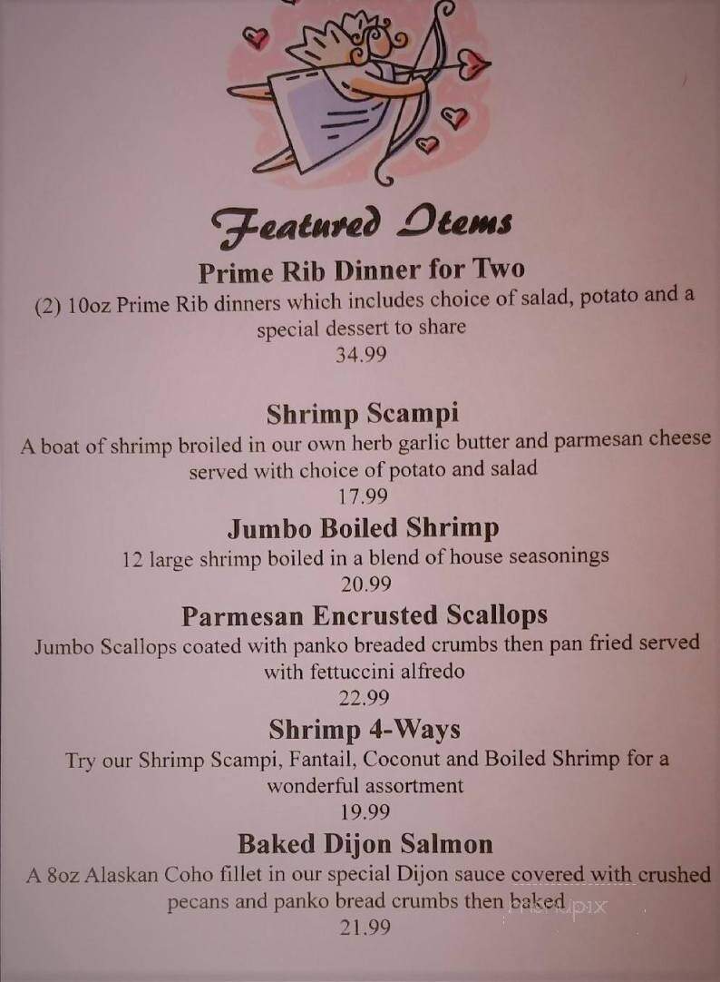 Twin Acres-Nineteenth Hole - Alpena, MI menu_pic