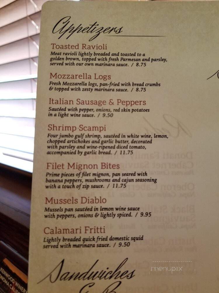Alfoccino Italian Restaurant - Auburn Hills, MI menu_pic