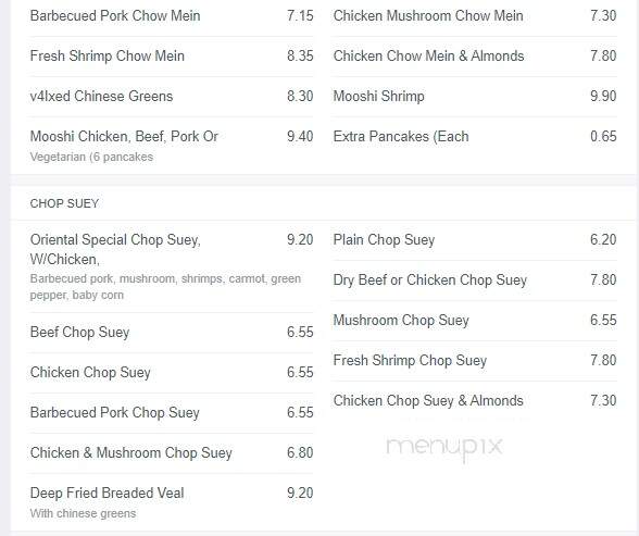 Oriental Pearl Chinese Food Home Delivery - Winnipeg, MB menu_pic