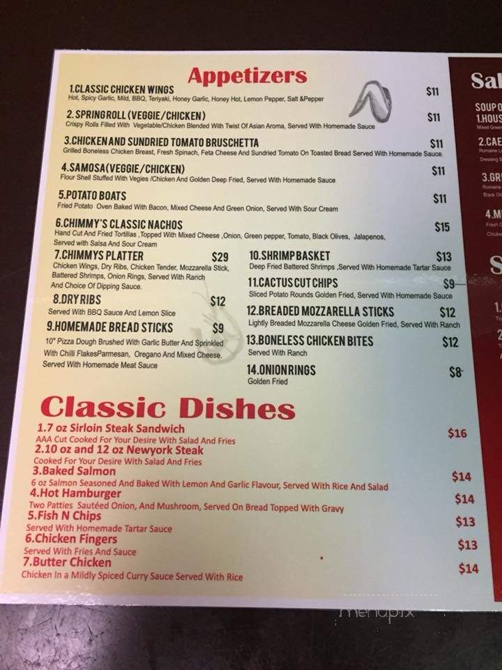 Chimmy's Neighborhood Pub & Grill - Edmonton, AB