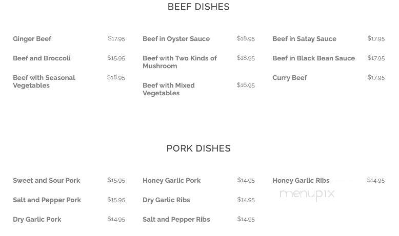 Golden Chopsticks Restaurant - Osoyoos, BC menu_pic