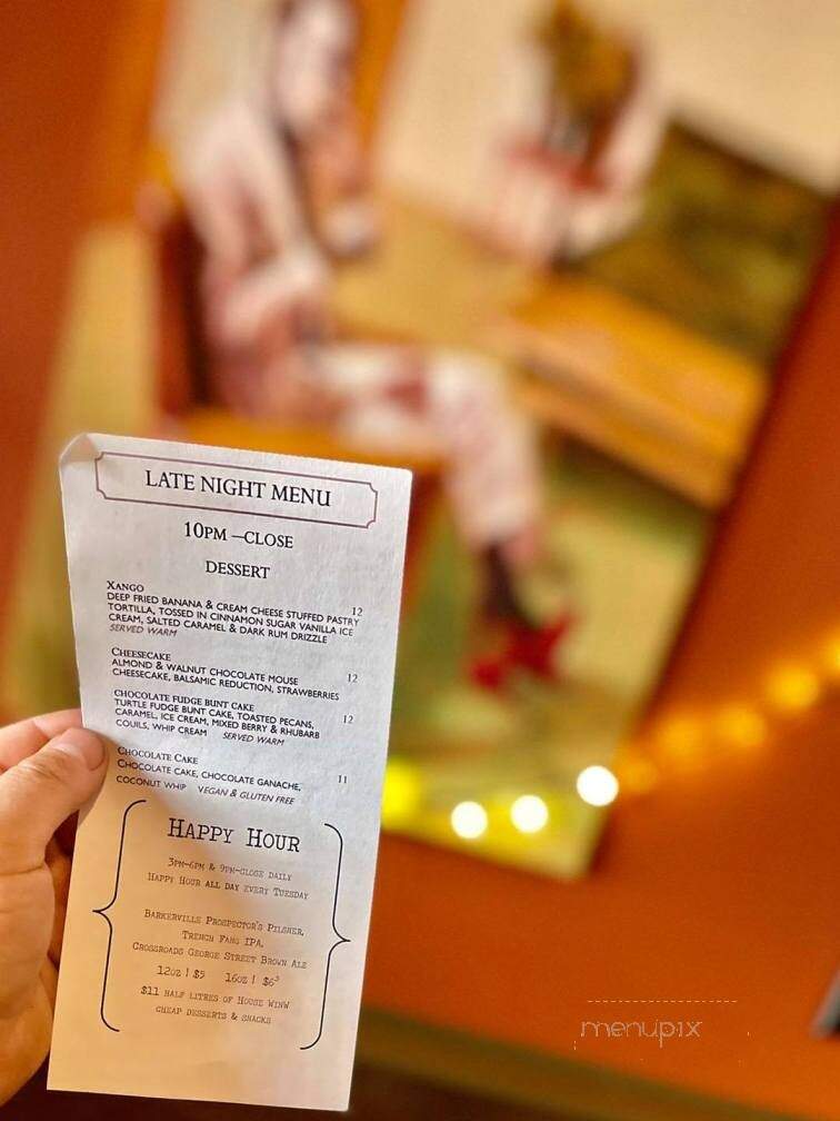 Nancy O's - Prince George, BC menu_pic