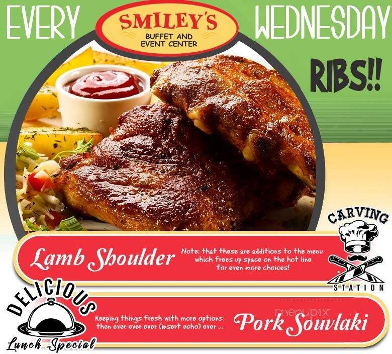 Smiley's Buffet & Catering - Saskatoon, SK menu_pic
