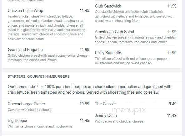 Nickels Restaurants-Place Versaille - Montreal, QC menu_pic