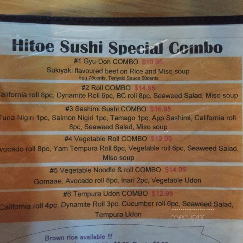 Hitoe Sushi - Vancouver, BC