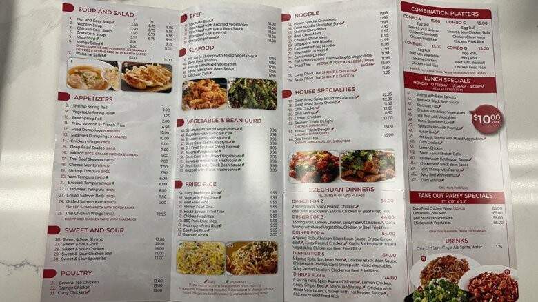 Restaurant Ming City Restaurant And Bar - York, ON menu_pic