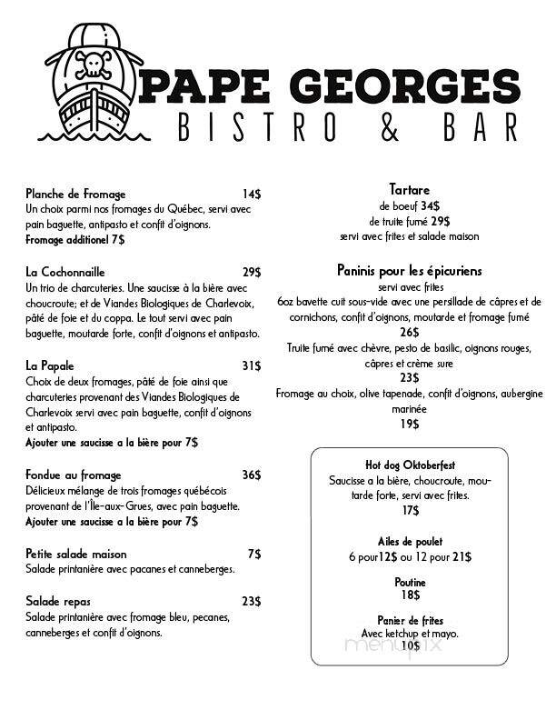 Bistrot Pape-Georges (Le) - Quebec, QC