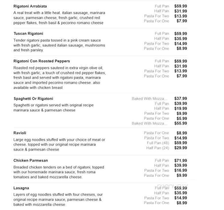 Nancy's Pizzeria - Woodridge, IL menu_pic