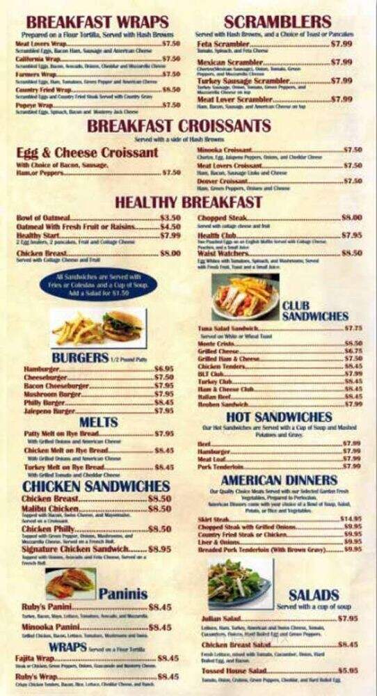 Ruby's Burrito II - Minooka, IL menu_pic