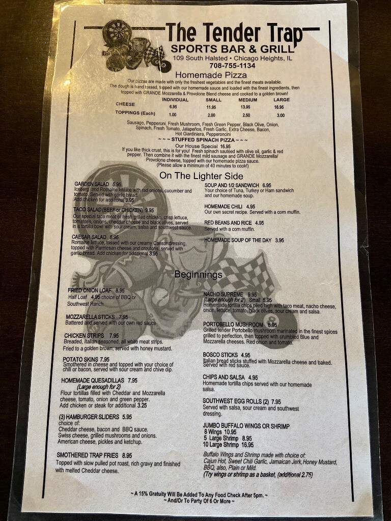 Tender Trap Sports Bar & Grill - Chicago Heights, IL