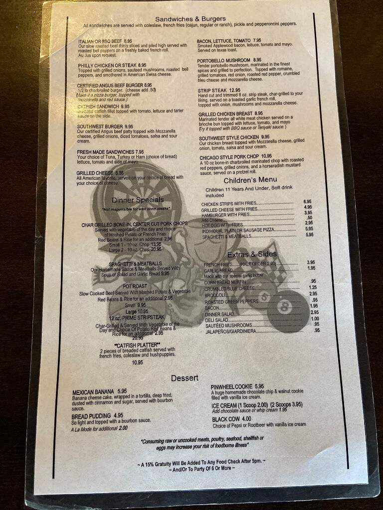 Tender Trap Sports Bar & Grill - Chicago Heights, IL menu_pic