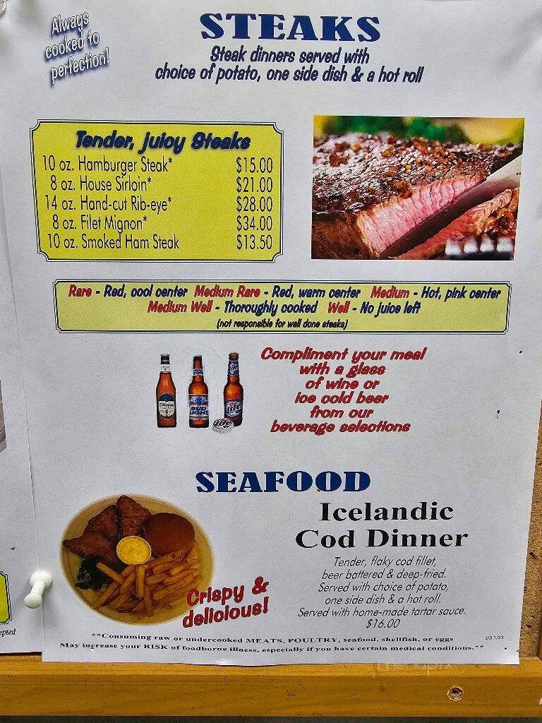 Lakeshore Family Restaurant - Storm Lake, IA menu_pic