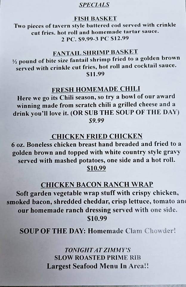 Lakeshore Family Restaurant - Storm Lake, IA menu_pic