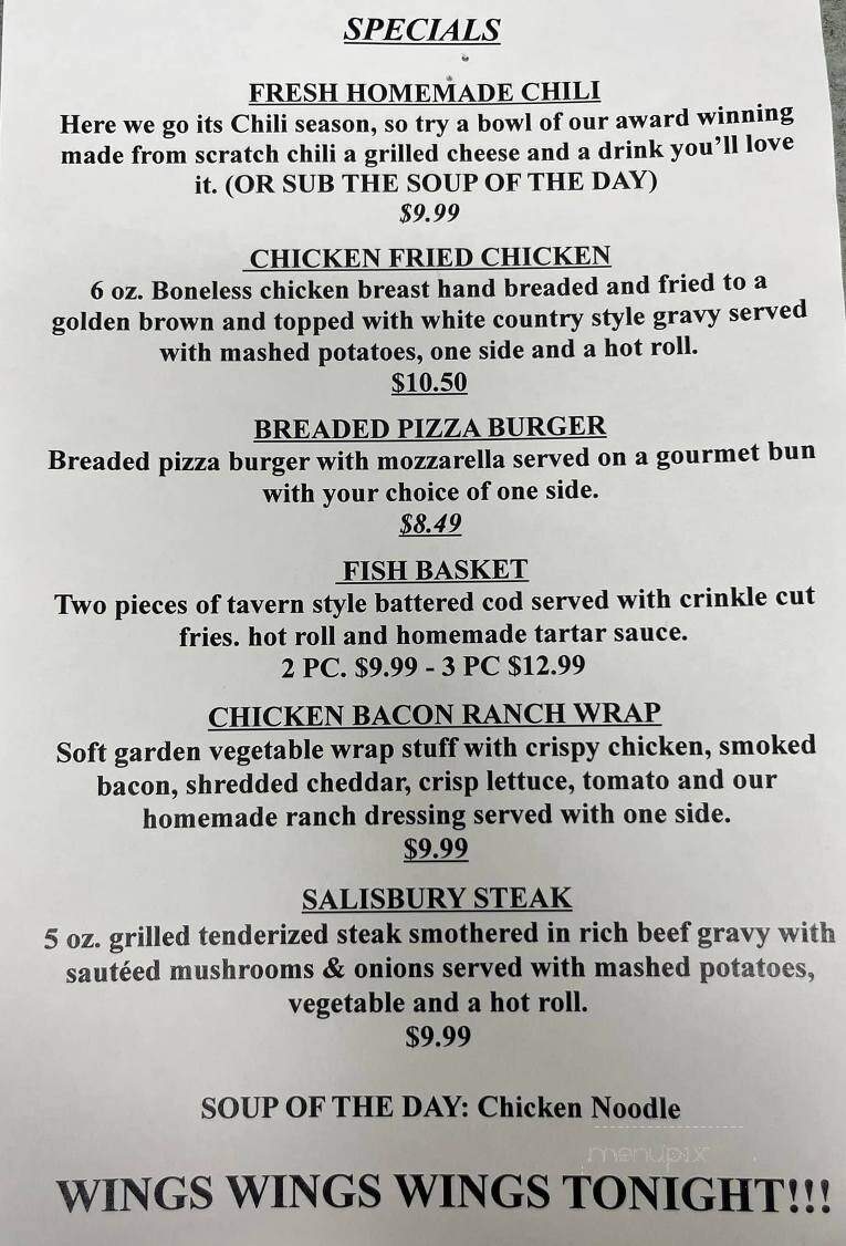 Lakeshore Family Restaurant - Storm Lake, IA menu_pic