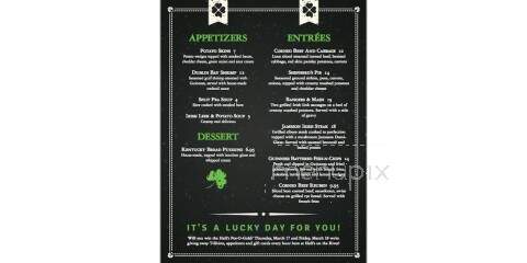 Hall's Restaurant - Winchester, KY menu_pic