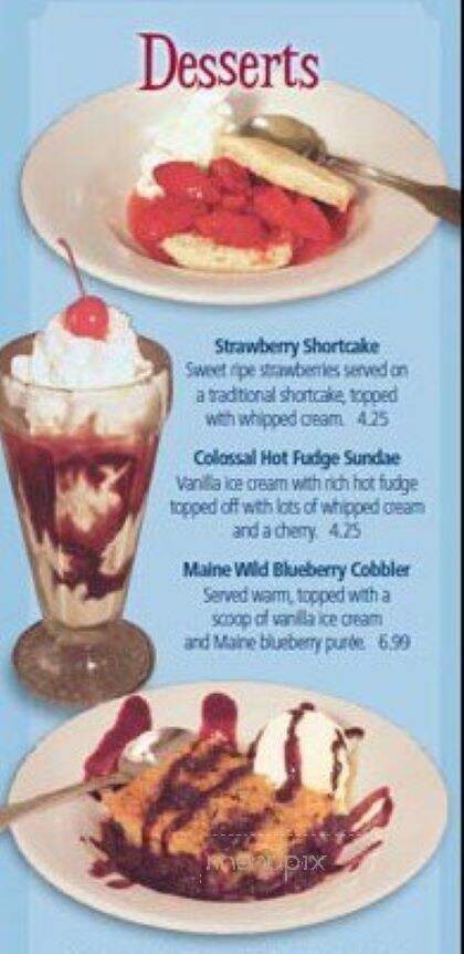 Weathervane Seafood Restaurant - Brewer, ME menu_pic