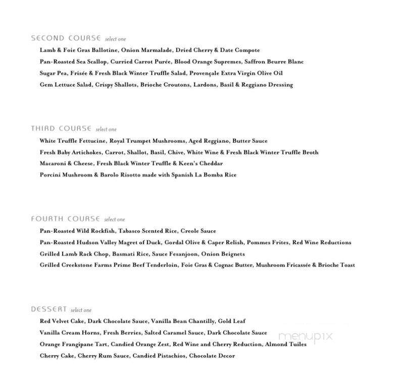 Charleston Restaurant - Baltimore, MD menu_pic