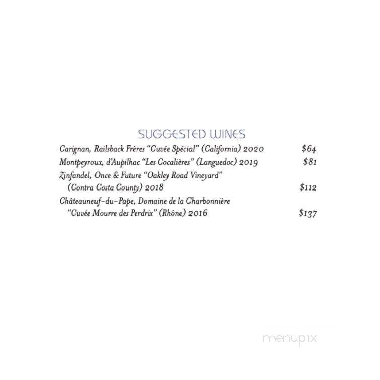 Charleston Restaurant - Baltimore, MD menu_pic