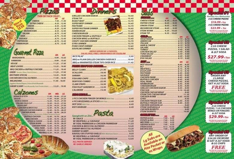 Brother's Roast Beef - Malden, MA menu_pic