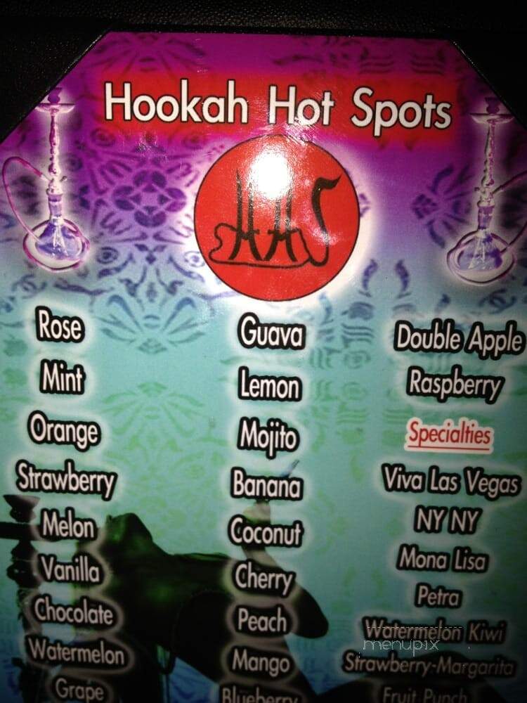Drop Bar - Henderson, NV menu_pic