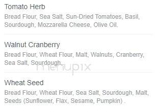 Home Fires Bakery - Leavenworth, WA menu_pic